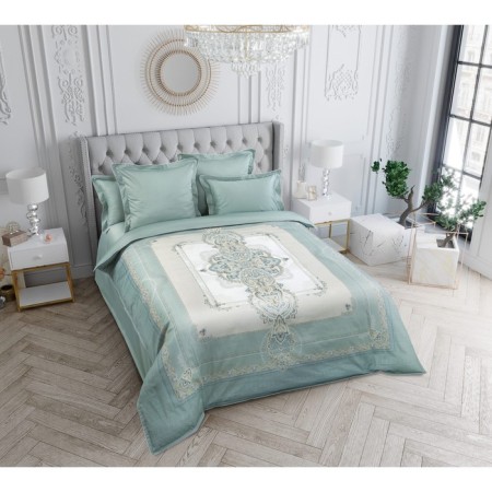 Bed linen euro, size 240x250 cm, 200x220 cm, 50x70 cm - 2 pcs, 70x70 cm - 2 pcs