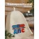 DPS bath hat with print, white