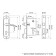 Soldressed Lockland RD004, with a pen, 3 keys, color black nickel
