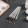A set of confectionery brushes for decoration "Topaz", 5 pcs