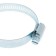 Chervyeric zein clamp, end-to-end carriage, diameter 40-63 mm, width 12.7 mm, galvanized