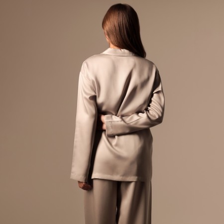 Home suit (shirt and trousers) SL Home p. XL, gray-6
