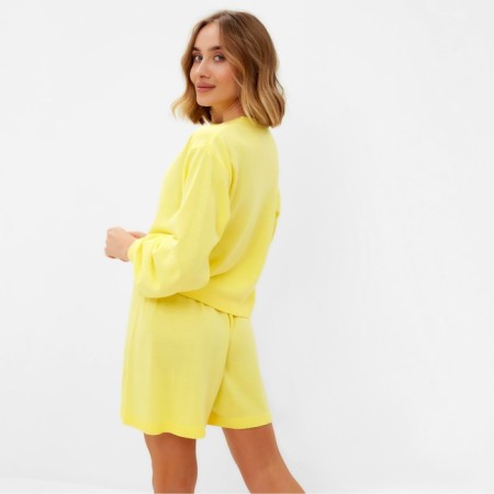 Female set (jumper, shorts) minku: Casual Collection Lemon color, rn 50-3