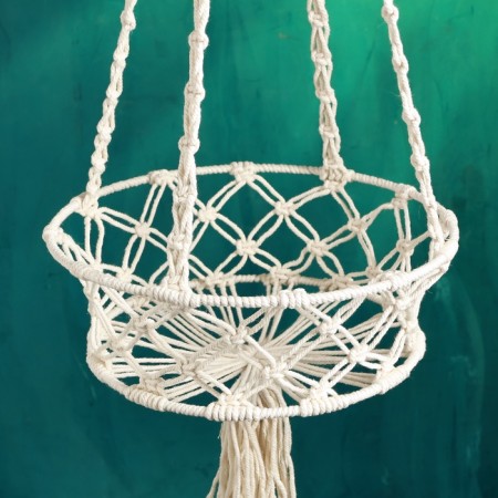 Suspended Kashpo - Macrame "Lilly" 25x25x12cm-2