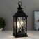 Nightlight "Lantern with a lamp" black from batteries 35x13.5x13.5 cm