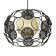 Lamp Bayerlux 2743/1bk E27 40W Black 32x32x24-124 cm