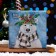 New Year's napkins paper art bouquet "New Year's bear", 3 layers, 33x33 cm, 20 pcs.