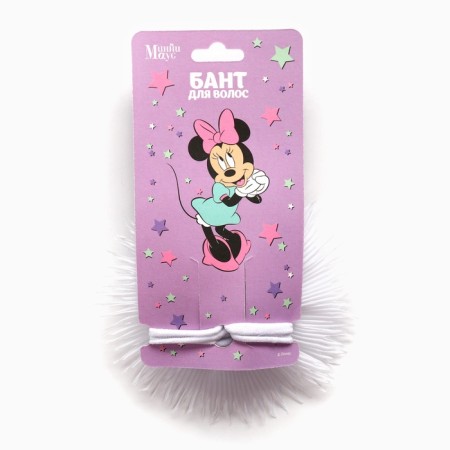 September 1. Hair bow, white, Minnie Mouse-5