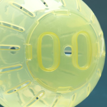 Ball for rodents 12 cm, yellow-3