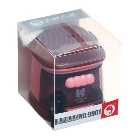 Electric sharpener (batteries are not included) operates from 2-x AA batteries, mix-6