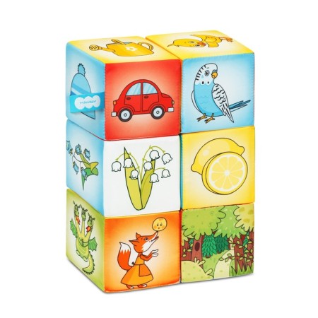 Set of soft cubes "ABC of Color"-1