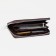Male purse with lightning, department for bills, for cards, for coins, brown color