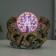 Plasma ball "Dragons" gold 23x12x18 cm Risalux