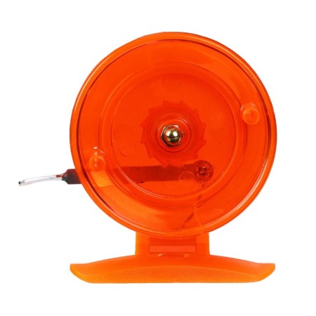 Inertial coil, plastic, diameter 6.5 cm, orange color, 808s-3