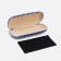 Case for glasses on the cracker, the color is blue