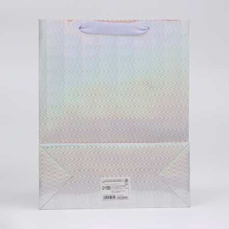 Package Hologography with the window "Heart", "Silver", M 32 × 25.5 × 11 cm set 1 pc.-1
