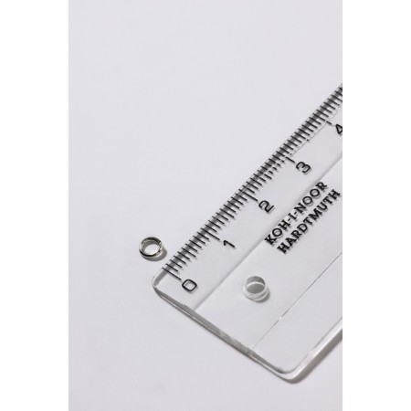 Connective ring 0.6 × 5 mm (set 50 g, ± 950 pcs.) SM-973, color gray color-1