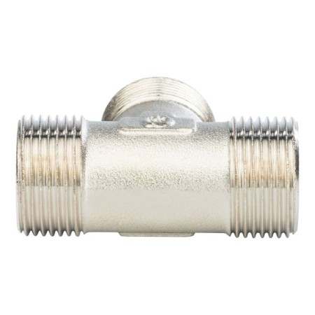 The STOUT SFT -0018-000111, 1 "x 1" x 1 ", external/outer thread, nickelled brass-2