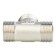 The STOUT SFT -0018-000111, 1 "x 1" x 1 ", external/outer thread, nickelled brass