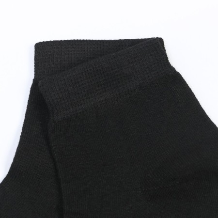Socks shortened, black color, size 25-2