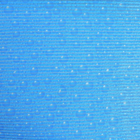 Bathroom mat "Drops", width 65 cm, roll 15 m, blue color-1