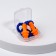 Berushi, packing 10 pairs, in a plastic case, on a textile lace, color orange color