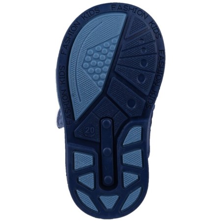 Baby boots, size 24, blue-white color-3