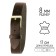 Watch strap, female, 8 mm, L-17 cm, genuine leather, brown