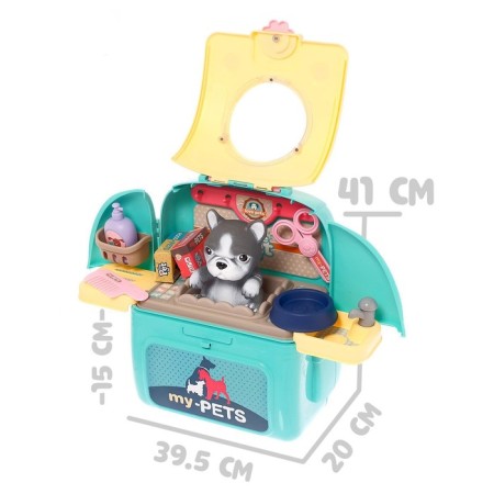 Game set "Veterinar" in a backpack, pet Mix-1