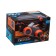 Radio-controlled car-controlled machine "Strokach", light, works on the battery, color orange color