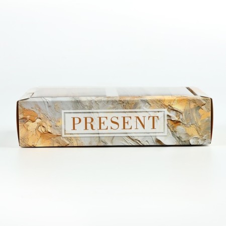 Folding box with a plastic lid "Texture", 16.5 x 11 x 4 cm-1