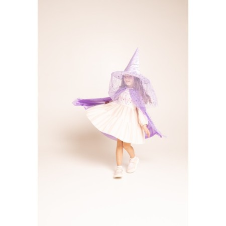 Carnival set "Fashionable Witcher": hat, cloak, hairpins 3 pcs.-7