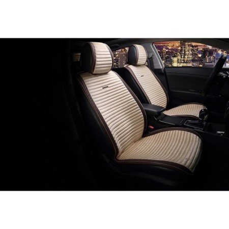 Monaco capacities, 3D, premium velur, set 2 pcs brown/beige/brown