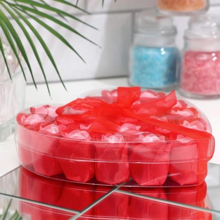 Soap roses, red-pink, set 24 pcs.-1
