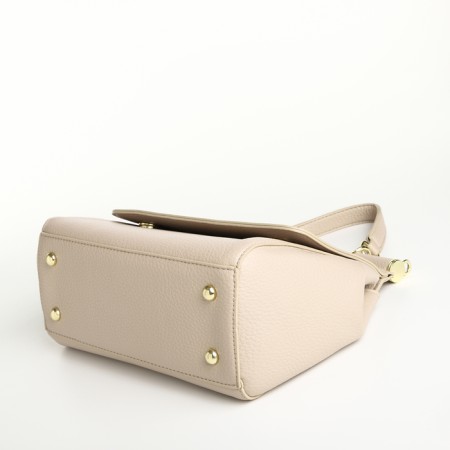 Women's bag on the magnet Textura, small size, dairy color-7
