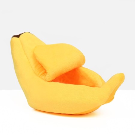 Lynchik-Domik for animals "Banana", 40 x 15 x 10 cm, yellow-2