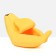 Lynchik-Domik for animals "Banana", 40 x 15 x 10 cm, yellow