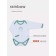Body baby with a long sleeve Rant Rainbow, height 56 ​​cm, green color