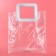 Gift package from PVC, white, 25 x 28 x 15 cm