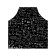 Apron of a kitchen with a photo print "Scientific formulas", adjustable, size OS