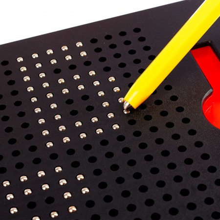 The training tablet "Magnetic drawing", 380 holes, the color is black-10