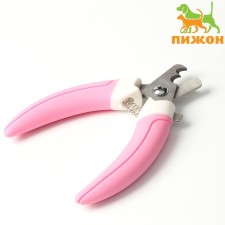 Coogers of the side with 2 holes, large, pink-white