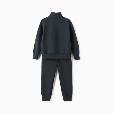 Children's costume (sweatshirt, trousers) minku color graphite, height 158 ​​cm-11