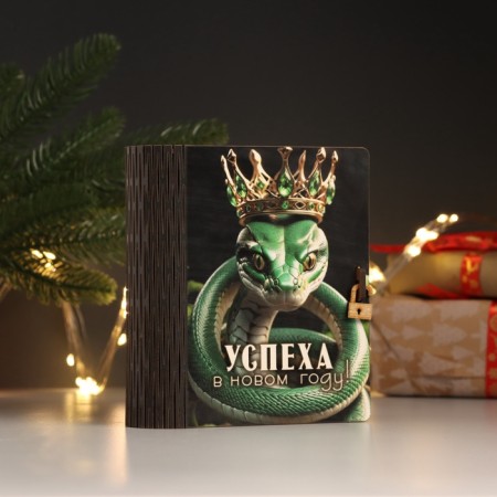 New Year's box-book "Success" 14x12x5 cm