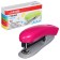 Steepler No. 10, 10 sheets, Devente Neon, plastic case, built -in anti -stepler, neon pink