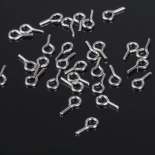 Adhesive holder for adhesive, 7 × 3 mm (set 30 pcs.), Silver color