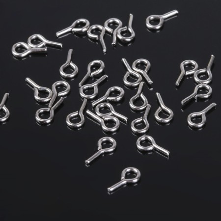 Adhesive holder for adhesive, 7 × 3 mm (set 30 pcs.), Silver color