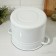Pan without a decolle, 9 l, induction, handle mix, white color