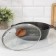 Granit Ultra Original, 3 l, glass cover, anti-stick coating, black color, black