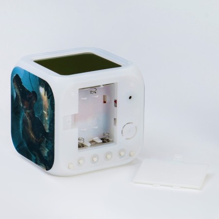 Clock - an alarm clock electronic "dinosaur" desktop, with backlight, 8 x 8 cm, aaa-2